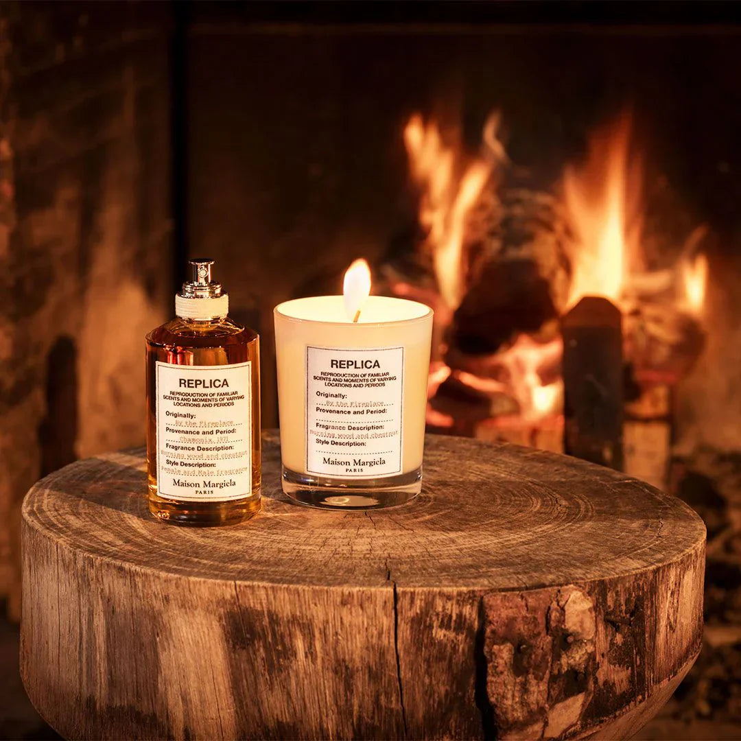 By The Fireplace Candle